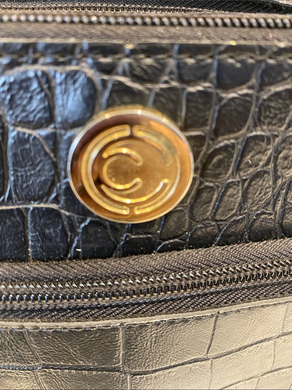 Cornell Black Vega Alligator Bag - Picture 11 of 13